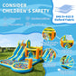 HiMISS Inflatable Water Slide Bounce House 8in1 Backyard