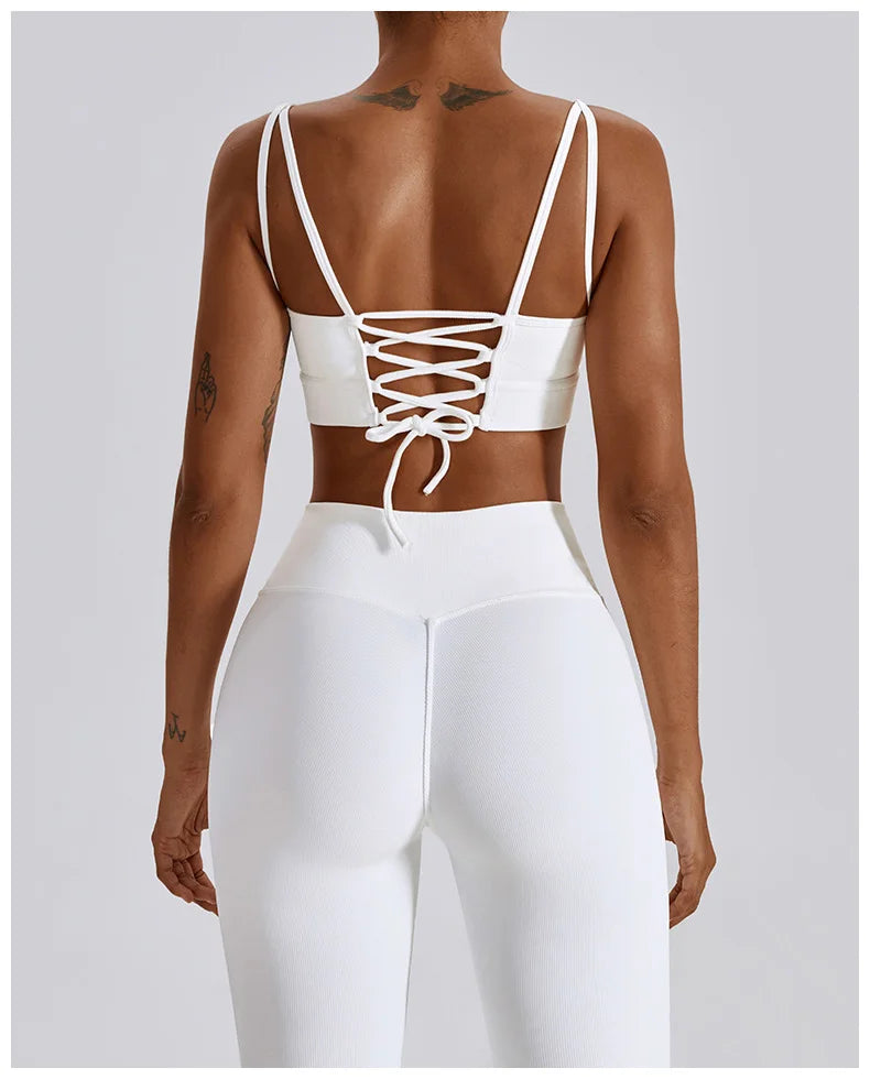 Women's Seamless Yoga Set Fitness Bra Leggings Activewear