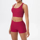 Women's Yoga Set Fitness Bra Push-Up Shorts Activewear