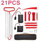21/18PCS Car Door Tool Kit Inflatable Air Pump Auto Window Door Open Fixing Gripper Tools Long Reach Kits with Carrying Bag