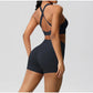 Women's Yoga Set Fitness Bra Push-Up Shorts Activewear