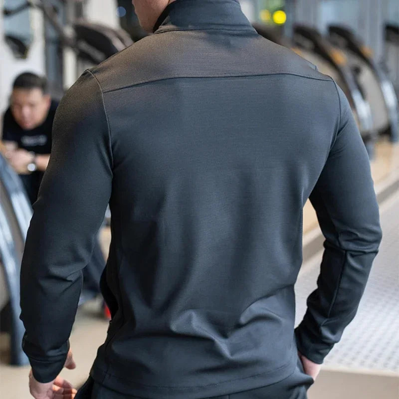 Men's High-Quality Zipped Sport Jacket | Gym, Running & Outdoor Training