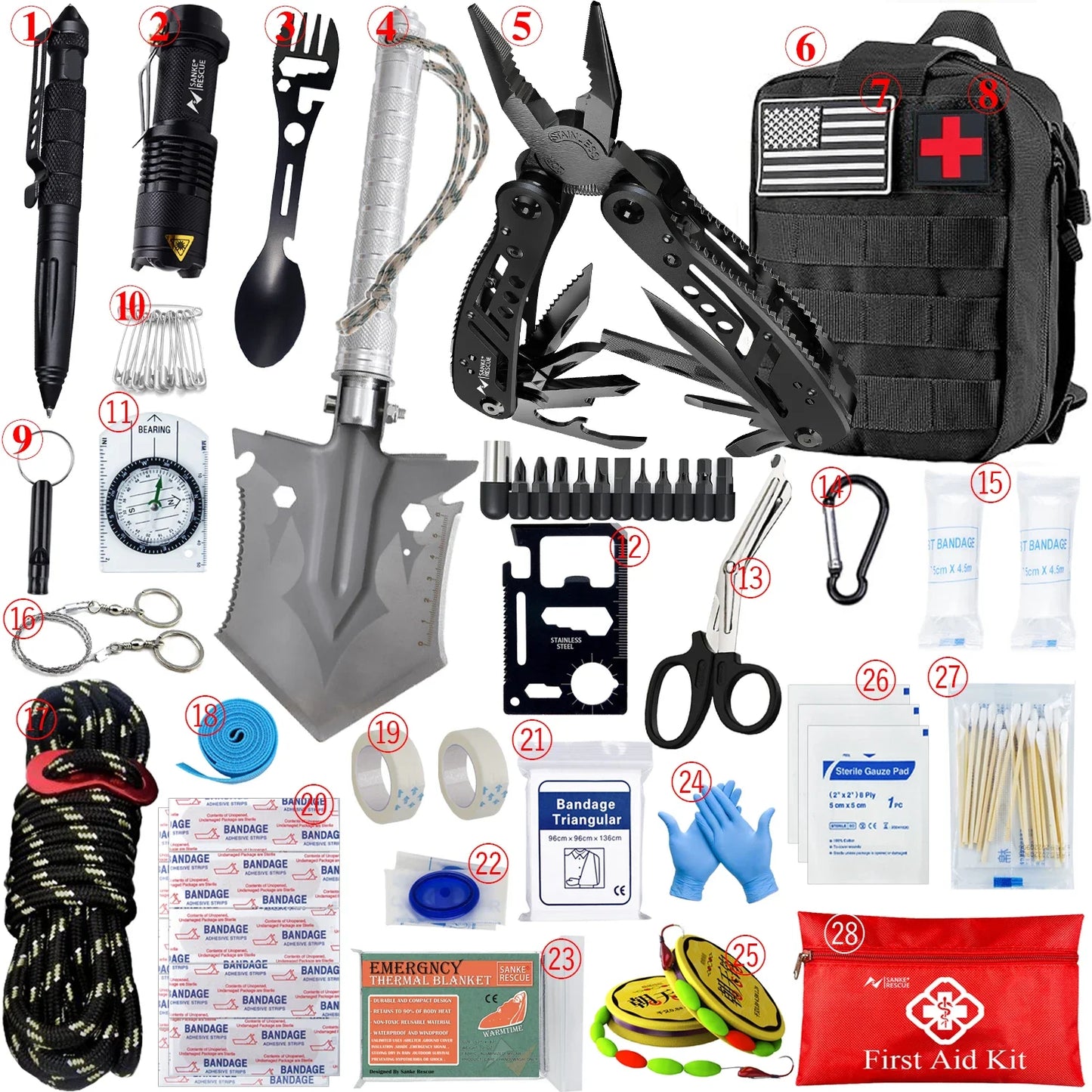 MOLLE Survival First Aid & Trauma Kit