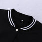 New York “23” Letter Printed Baseball Jacket Women