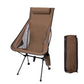 WESTTUNE Portable Folding Camping Chair with Headrest Lightweight Tourist Chairs Aluminum Alloy Fishing Chair Outdoor Furniture