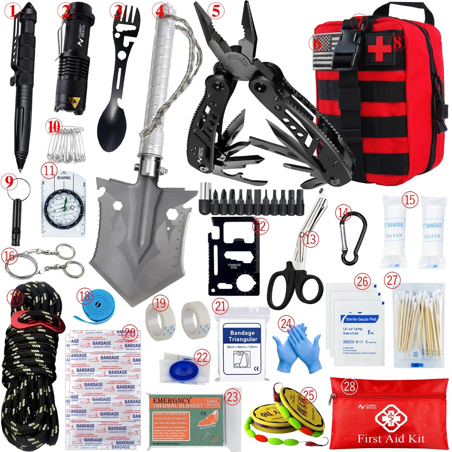 MOLLE Survival First Aid & Trauma Kit