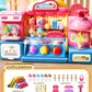 Children Ice Cream Toy for Girl Play Dough Color Machine With Music and Light Boy Toy Food Fake Kids Supermarket 3 Years Gifts