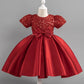 Baby Girls Christmas Dress Sequin ShortSleeve Party Dress Birthday Toddler Dress Wedding Princess Dress for Kid Girl Luxury Cown