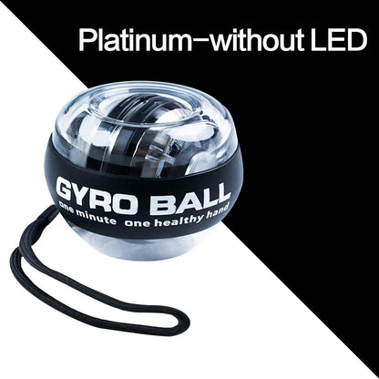 LED Gyroscopic Power Wrist Ball Auto-Start Strength Trainer
