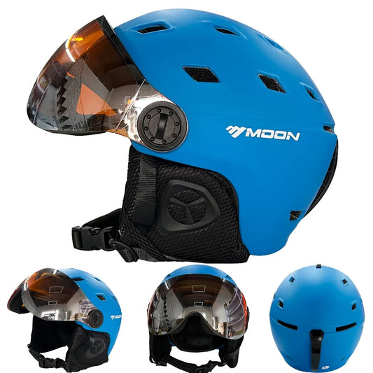 Integrated Protection Ski Helmet with EPS Liner