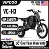 VIPCOO H3 Electric Dirt Bike 3500W 48V 23Ah Fat Tire