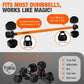 Dumbbell to Barbell Converter Weightlifting Bar