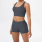Women's Yoga Set Fitness Bra Push-Up Shorts Activewear