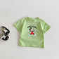 Fashion Casual T-shirt Children's Clothing Printed Cartoon Kids Short Sleeve Tops Tees Boutique Boys Girls Clothes O-neck Tshirt