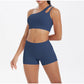 Women's Yoga Set Fitness Bra Push-Up Shorts Activewear