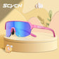 SCVCN New Children Cycling Sunglasses Outdoor Road Bike Eyewear Girls MTB Camping Hiking Glasses Teenager Sports UV400 Goggles