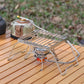 Compact Camping Stove Grill Rack & Burner for Outdoor Cooking
