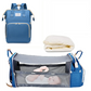 3 In 1 Diaper Bag Backpack Foldable Baby Bed Waterproof Travel Bag with USB Charge Diaper Bag Backpack with Changing Bed 3 types