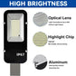 8000mah High Power Solar Street Lights Outdoor Commercial Parking Lot Light Dusk to Dawn Solar Security Flood Lights Solar Lamp