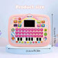 English Alphabet Study Machine for Toddler with Math Letter Music Children's Educational Books Computer Toys for Baby Boys Girls