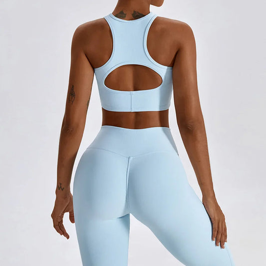 Women's Seamless Yoga Set Fitness Bra Leggings Activewear
