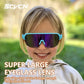 SCVCN New Children Cycling Sunglasses Outdoor Road Bike Eyewear Girls MTB Camping Hiking Glasses Teenager Sports UV400 Goggles