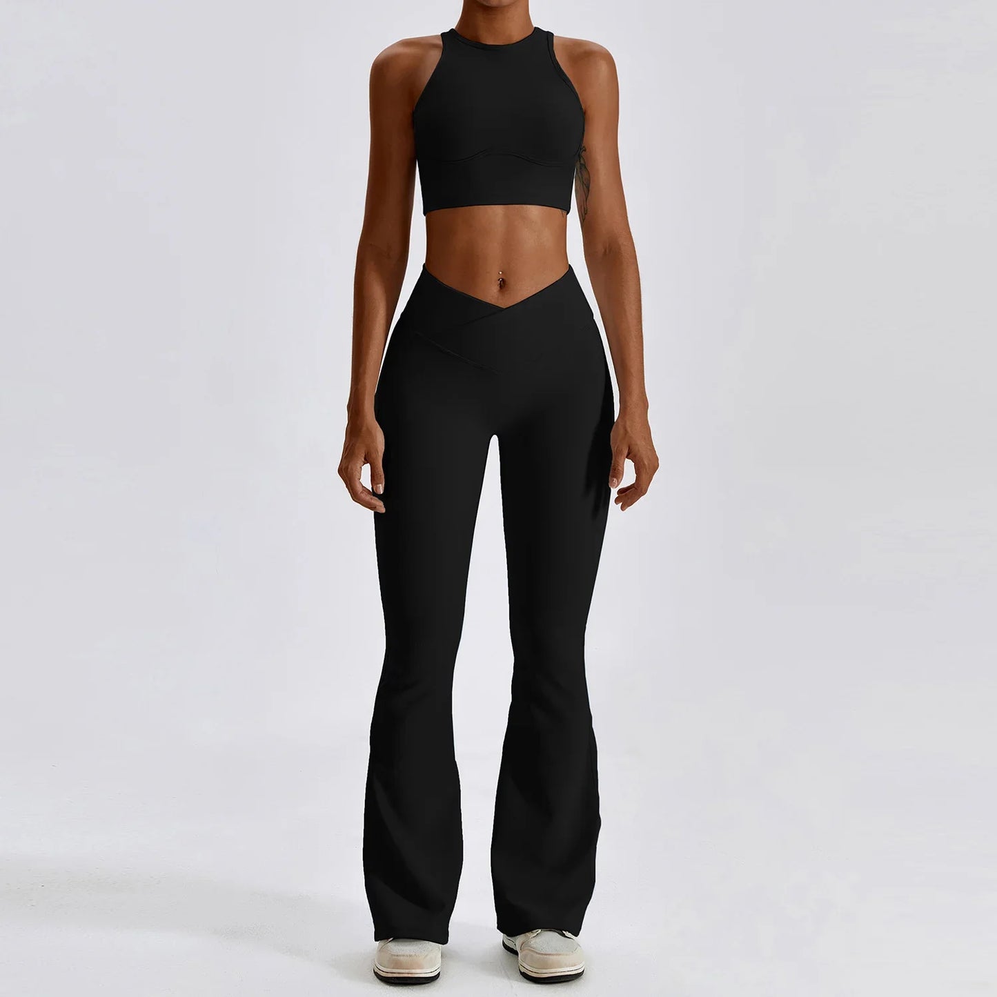 Women's Seamless Yoga Set Fitness Bra Leggings Activewear