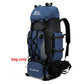 90L Waterproof Hiking Camping Backpack Large Capacity Rucksack