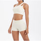 Women's Yoga Set Fitness Bra Push-Up Shorts Activewear