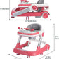 Ubravoo 2-In-1 Baby Walker With Removable Feeding Tray