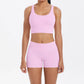 Women's Yoga Set Fitness Bra Push-Up Shorts Activewear