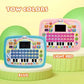 English Alphabet Study Machine for Toddler with Math Letter Music Children's Educational Books Computer Toys for Baby Boys Girls