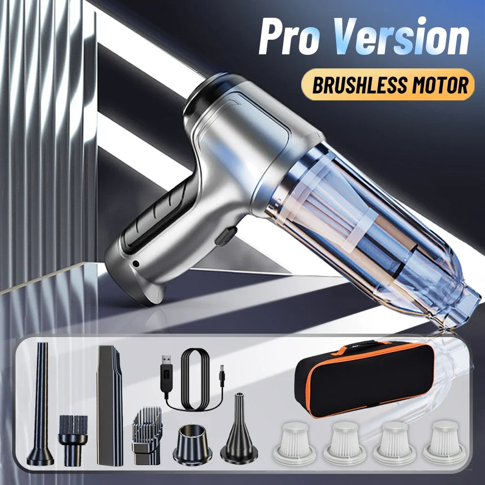 Car vacuum cleaner Auto cordless cleaner Robot Wireless Cleaning Machine Automotive Home Appliance Tools Strong Suction Cleaners