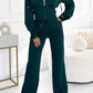 Autumn Casual Solid Sportswear Women Set Fashion Zipper Hooded Sweatshirts Coat & Lace-up Pants Tracksuit New Winter Suit
