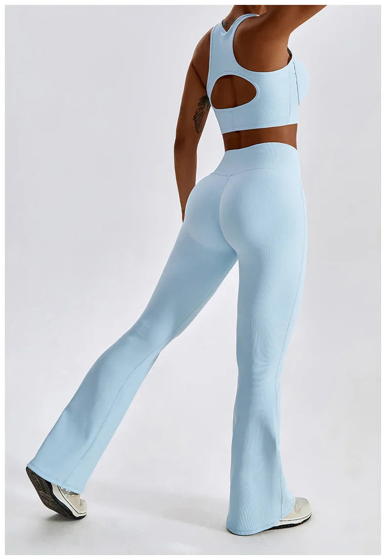 Women's Seamless Yoga Set Fitness Bra Leggings Activewear
