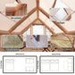 Inflatable Camping Tent With Skylight And Breathable Mesh