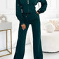 Autumn Casual Solid Sportswear Women Set Fashion Zipper Hooded Sweatshirts Coat & Lace-up Pants Tracksuit New Winter Suit