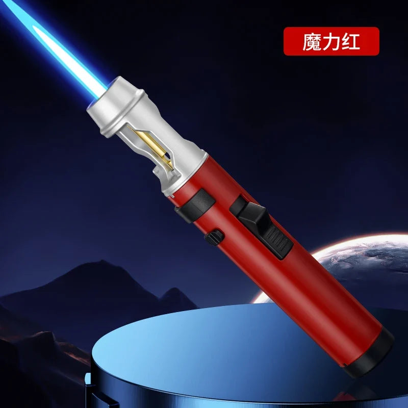 BlazeMaster: Windproof Metal Torch for BBQ & More