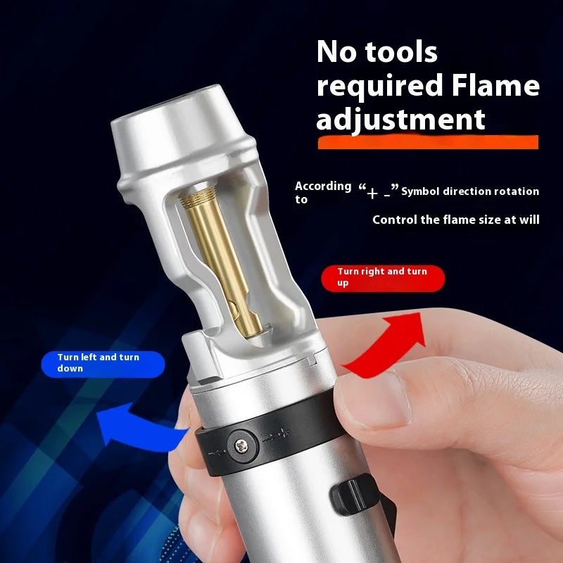 BlazeMaster: Windproof Metal Torch for BBQ & More