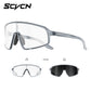 SCVCN New Sports Cycling Sunglasses UV400 Windproof Eyewear for MTB Road Bike Running Hiking Men Women Outdoor Sports Eyewear