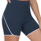 Women's High-Waisted Running & Yoga Dolphin Shorts