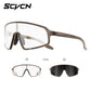 SCVCN New Sports Cycling Sunglasses UV400 Windproof Eyewear for MTB Road Bike Running Hiking Men Women Outdoor Sports Eyewear
