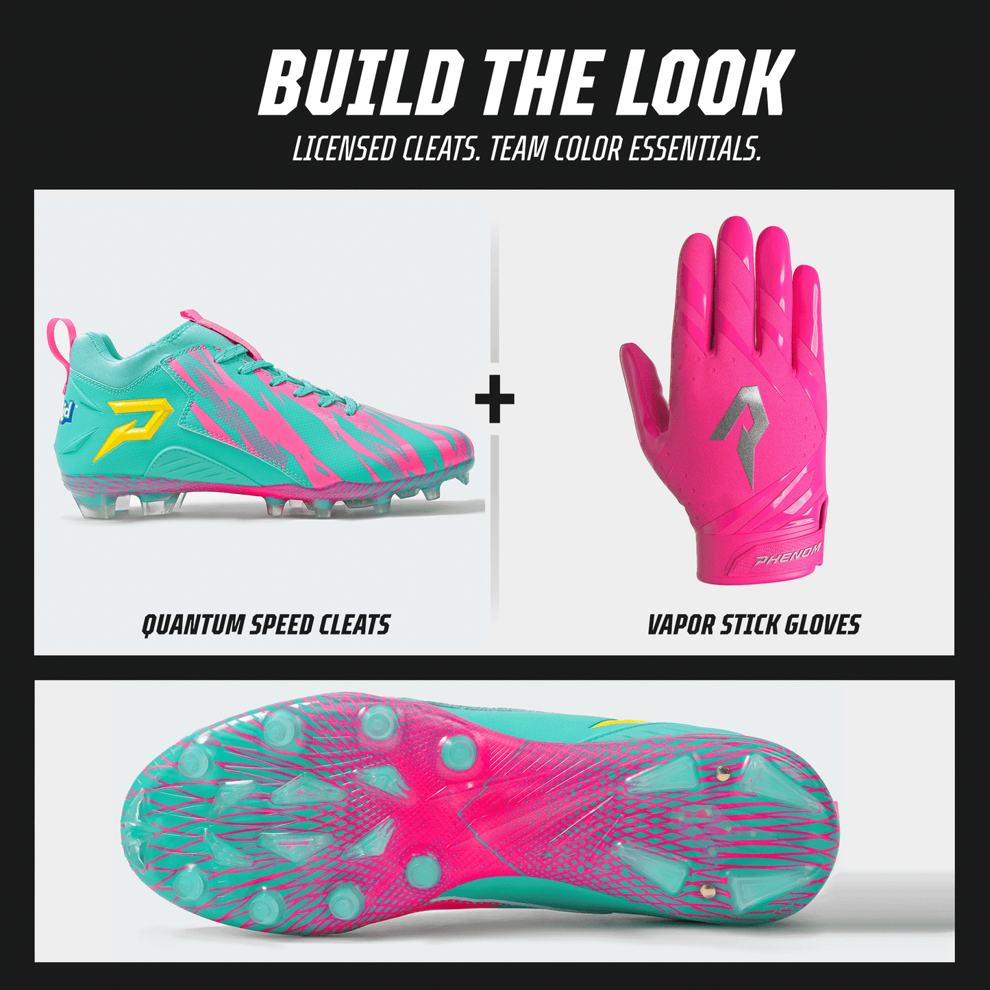 Sharkleberry Fin Cleats Quantum Speed Football