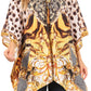 Stylish Rhinestone Lace-Up V-Neck Women's Caftan Poncho Cover-Up by Sakkas Aymee