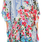 Stylish Rhinestone Lace-Up V-Neck Women's Caftan Poncho Cover-Up by Sakkas Aymee