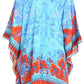 Stylish Rhinestone Lace-Up V-Neck Women's Caftan Poncho Cover-Up by Sakkas Aymee