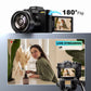 48MP 4K Digital Vlogging Camera with WiFi and 32GB Card