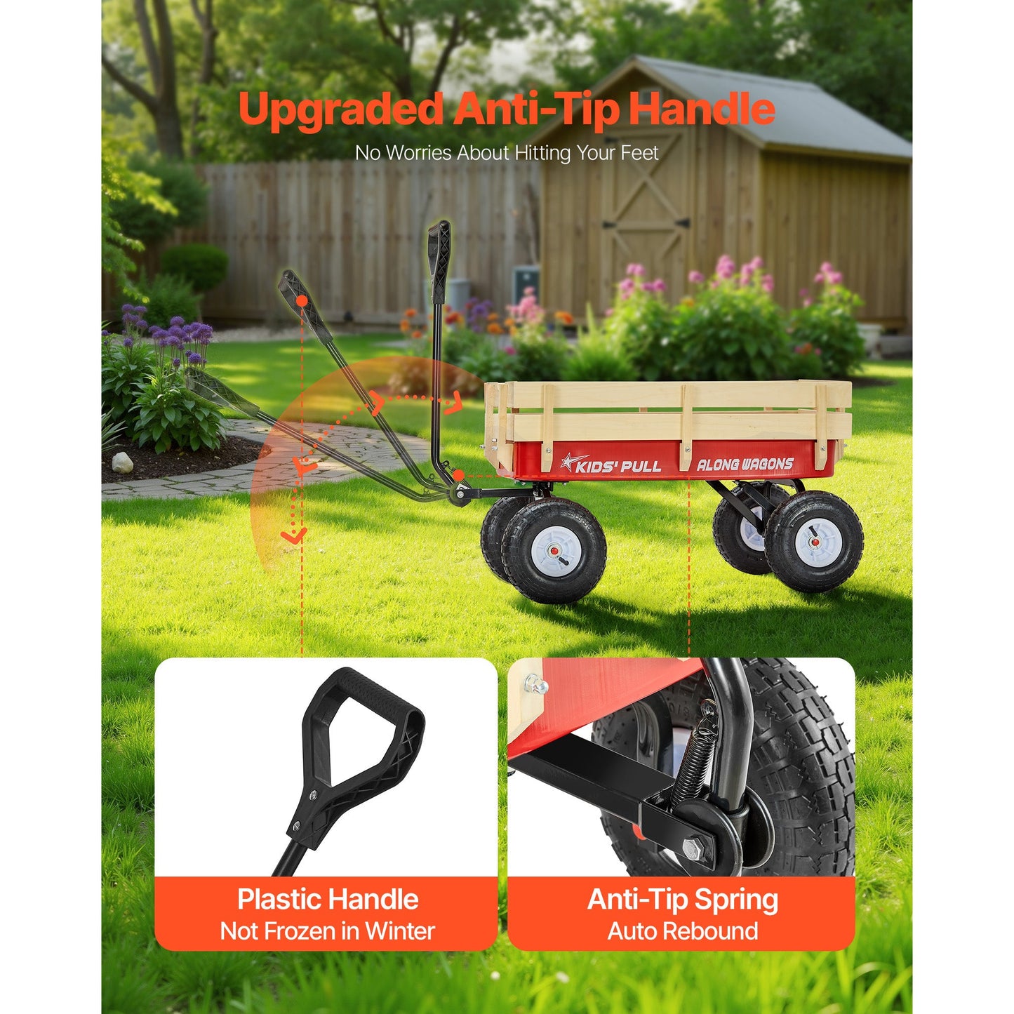 Pull-Along Wagon for Kids