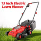 13-Inch 20V Cordless Brushless Push Lawn Mower with 2 Batteries