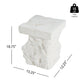 Talia Outdoor Patio Modern Artistry MGO Side Table